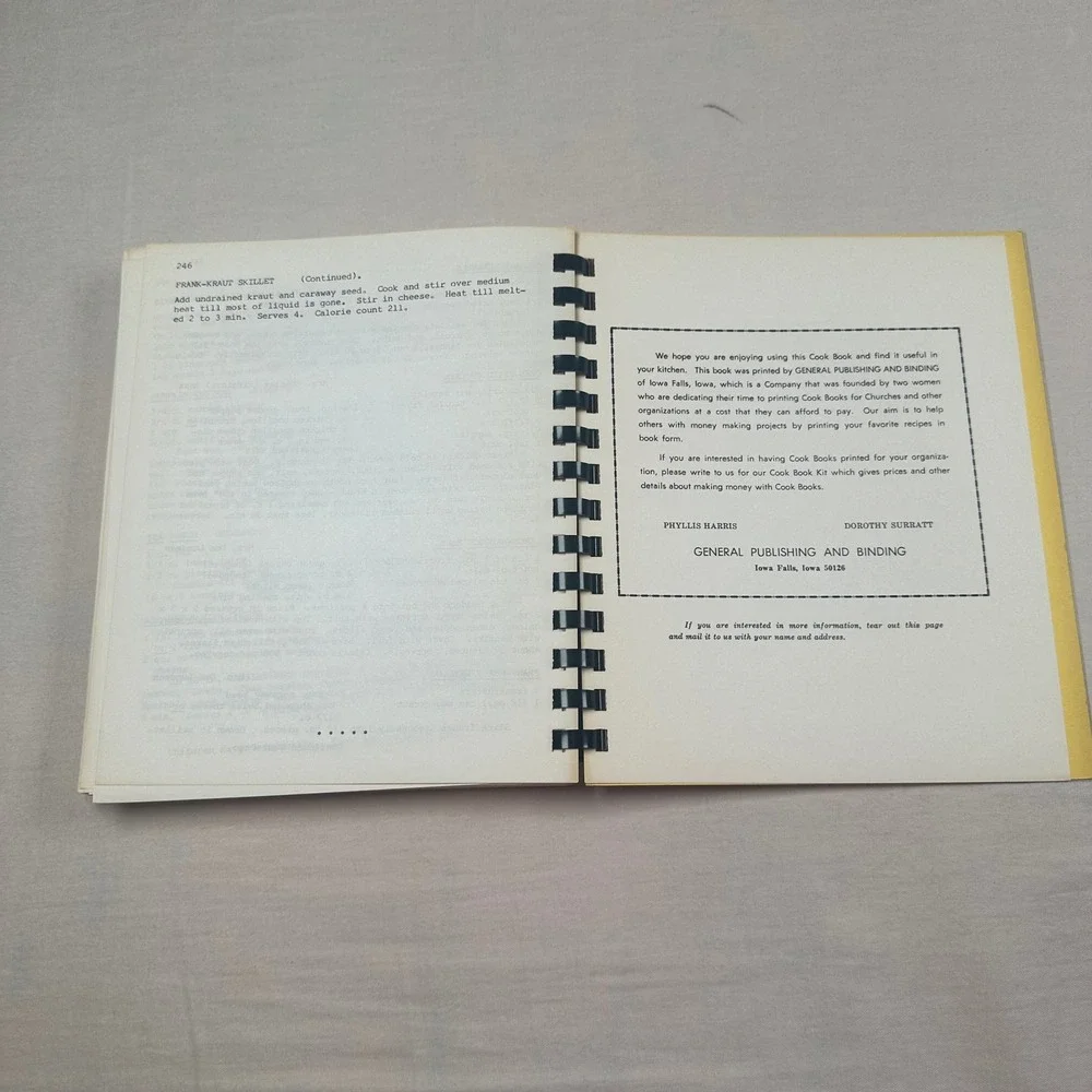 Vintage 1974 The Happy Cooker Moline Public Hospital Auxiliary Cookbook Illinois